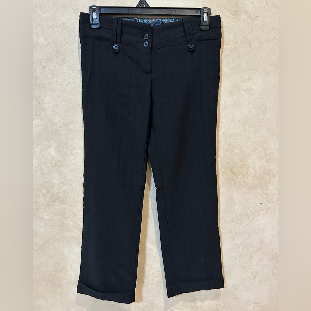 Deb Black Y2K low rise bootcut pants size 11 EUC